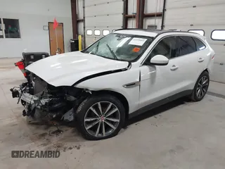 2018 Jaguar F-Pace 25t Prestige with VIN SADCK2FX3JA322638, listed as a IAAI auction lot 41935053 with 108,921 mi miles and . Bid and sale history available at DreamBid. Image 18.