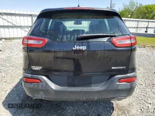2015 Jeep Cherokee Sport with VIN 1C4PJLAB0FW547059, listed as a Copart auction lot 52630745 with 215,429 mi miles and Clean Title. Bid and sale history available at carsss.com. Image 6.