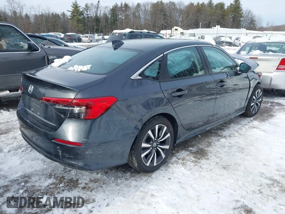 2023 Honda Civic Sedan EX with VIN 2HGFE1F70PH323977, listed as a IAAI auction lot 41562893 with 6,192 mi miles. Bid and sale history available at carsss.com. Image 4.