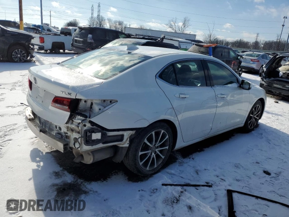 2017 Acura TLX V6 w/Advance Pkg with VIN 19UUB2F77HA006302, listed as a Copart auction lot 44262925 with 87,313 mi miles and Clean title. Bid and sale history available at DreamBid. Image 3.