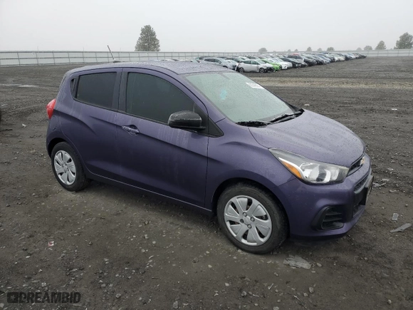 2017 Chevrolet Spark LS with VIN KL8CA6SA1HC719232, listed as a Copart auction lot 82348884 with 54,616 mi miles and Salvage Title. Bid and sale history available at carsss.com. Image 4.