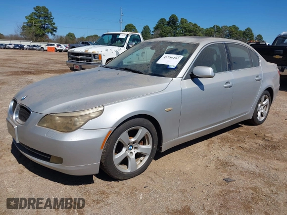 2008 BMW 5 Series 535i with VIN WBANW13588CZ75757, listed as a IAAI auction lot 41759107 with Not Provided miles and . Bid and sale history available at carsss.com. Image 2.