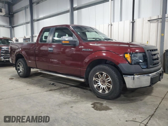 2009 Ford F-150 XLT with VIN 1FTRX12V99KB49459, listed as a Copart auction lot 56060525 with 146,433 mi miles and Salvage title. Bid and sale history available at DreamBid. Image 4.
