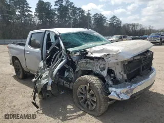 2019 Chevrolet Silverado 1500 LT with VIN 3GCPWCED1KG307718, listed as a Copart auction lot 48594755 with 0 mi miles and Salvage Title. Bid and sale history available at carsss.com. Image 4.