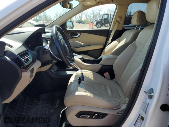 2020 Acura RDX Advance with VIN 5J8TC2H77LL030246, listed as a Copart auction lot 52357305 with 49,442 mi miles and Salvage title. Bid and sale history available at DreamBid. Image 7.