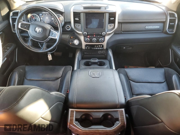 2019 Ram 1500 Laramie with VIN 1C6SRFDT9KN777070, listed as a Copart auction lot 87887465 with 68,480 mi miles and Salvage Title. Bid and sale history available at carsss.com. Image 8.