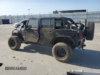 2012 Jeep Wrangler Unlimited Sahara with VIN 1C4BJWEG5CL235835, listed as a Copart auction lot 60673555 with 86,606 mi miles and Salvage title. Bid and sale history available at DreamBid. Image 2.