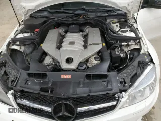 2010 Mercedes-Benz C 63 AMG with VIN WDDGF7HBXAF431638, listed as a Copart auction lot 44015185 with 112,912 mi miles and Salvage Title. Bid and sale history available at carsss.com. Image 11.