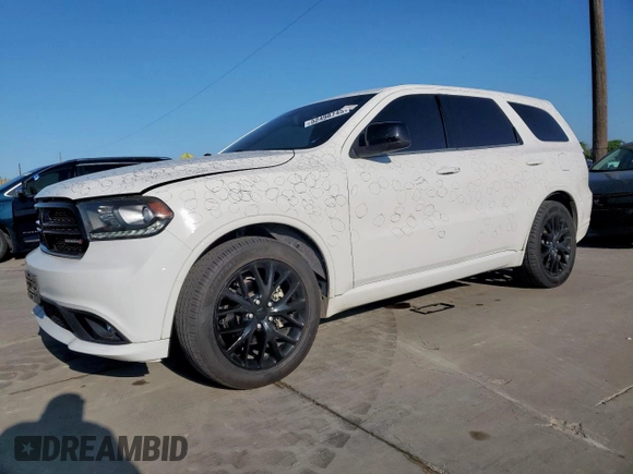 2016 Dodge Durango SXT z VIN 1C4RDHAGXGC394508, wystawiony jako Copart lot #52498745 z przebiegiem 118 949 mil mil oraz Czysty tytuł • Clean title. Historia ofert i sprzedaży dostępna na DreamBid. Obrazek 1.