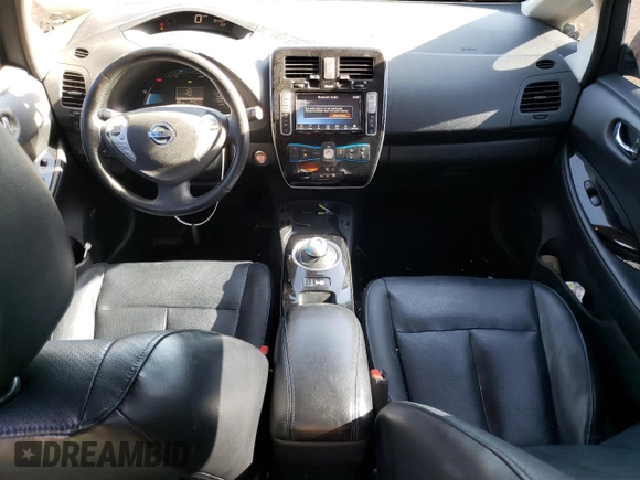 2016 Nissan LEAF S with VIN 1N4BZ0CP5GC302793, listed as a Copart auction lot 59897723 with 36,657 mi miles. Bid and sale history available at carsss.com. Image 8.
