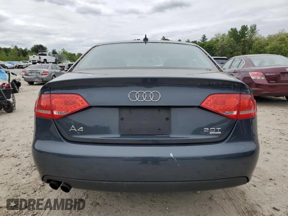 2010 Audi A4 Premium Plus с VIN WAUFFAFL6AN055781, выставлен на аукционе Copart как лот 57064365 с пробегом 107 622 миль миль и Чистый • Clean title. История ставок и продаж доступна на DreamBid. Изображение 6.