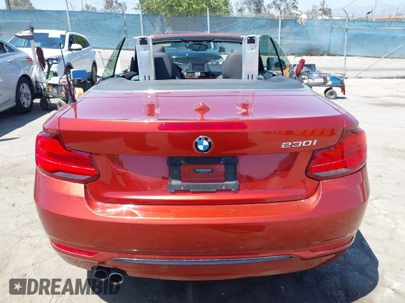 2018 BMW 2 Series 230i с VIN WBA2M7C52JVA97560, выставлен на аукционе IAAI как лот 42288220 с пробегом 40 218 миль миль и . История ставок и продаж доступна на DreamBid. Изображение 16.