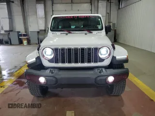 2024 Jeep Wrangler Sahara with VIN 1C4PJXEG8RW354580, listed as a Copart auction lot 64086715 with 11,721 mi miles and Salvage title. Bid and sale history available at DreamBid. Image 5.