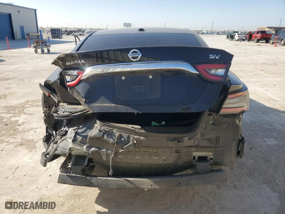 2021 Nissan Maxima SV with VIN 1N4AA6CV9MC508280, listed as a Copart auction lot 49689575 with 79,780 mi miles and Salvage Title. Bid and sale history available at carsss.com. Image 6.