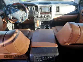 2018 Toyota Sequoia Platinum with VIN 5TDDY5G14JS161570, listed as a Copart auction lot 46323815 with 131,869 mi miles and Salvage Title. Bid and sale history available at carsss.com. Image 8.