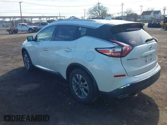 2018 Nissan Murano SV with VIN 5N1AZ2MH7JN139502, listed as a IAAI auction lot 42038269 with 43,291 mi miles and . Bid and sale history available at DreamBid. Image 3.