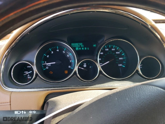 2015 Buick Enclave Leather with VIN 5GAKRBKD9FJ220137, listed as a Copart auction lot 59280334 with 133,834 mi miles and Salvage Title. Bid and sale history available at carsss.com. Image 9.