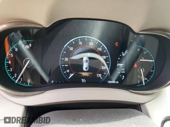 2014 Buick LaCrosse Premium I with VIN 1G4GD5G30EF158192, listed as a Copart auction lot 60464335 with 68,660 mi miles and Salvage title. Bid and sale history available at DreamBid. Image 9.