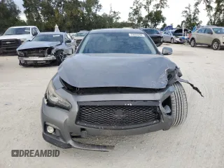 2017 Infiniti Q50 3.0t Premium with VIN JN1EV7AP7HM730037, listed as a Copart auction lot 79605044 with 106,596 mi miles and Salvage Title. Bid and sale history available at carsss.com. Image 5.