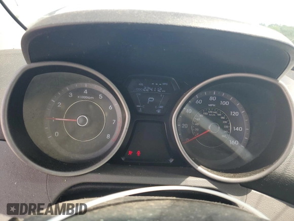 2013 Hyundai Elantra GLS z VIN KMHDH4AE8DU554215, wystawiony jako Copart lot #58157285 z przebiegiem 224 112 mil mil oraz Szkoda całkowita • Salvage title. Historia ofert i sprzedaży dostępna na DreamBid. Obrazek 9.