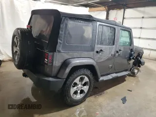 2018 Jeep Wrangler JK Unlimited Sahara with VIN 1C4HJWEG2JL848115, listed as a Copart auction lot 80292624 with 72,591 mi miles and Salvage Title. Bid and sale history available at carsss.com. Image 3.