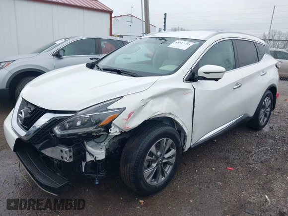 2018 Nissan Murano Platinum with VIN 5N1AZ2MH9JN163641, listed as a IAAI auction lot 41922735 with 70,884 mi miles and . Bid and sale history available at DreamBid. Image 17.