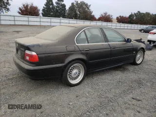 2001 BMW 5 Series 525iA with VIN WBADT434X1GX24833, listed as a Copart auction lot 81566024 with 134,128 mi miles and Salvage Title. Bid and sale history available at carsss.com. Image 3.