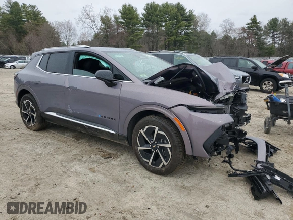 2024 Chevrolet Equinox EV LT with VIN 3GN7DLRR8RS295321, listed as a Copart auction lot 52962445 with Not Provided miles and Salvage Title. Bid and sale history available at DreamBid. Image 4.