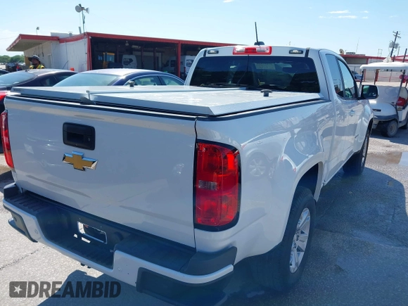 2020 Chevrolet Colorado 2WD LT with VIN 1GCHSCEA2L1187742, listed as a IAAI auction lot 42082537 with 79,801 mi miles and . Bid and sale history available at DreamBid. Image 4.