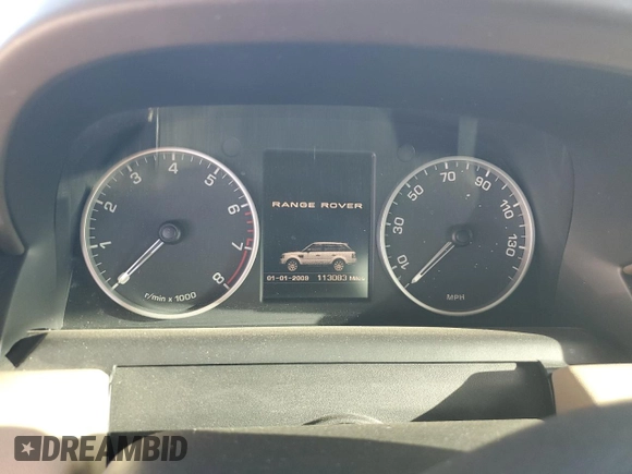 2013 Land Rover Range Rover Sport HSE LUX with VIN SALSK2D45DA805996, listed as a Copart auction lot 45919025 with 113,083 mi miles and Salvage Title. Bid and sale history available at carsss.com. Image 9.
