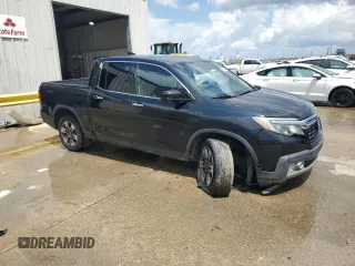 2018 Honda Ridgeline RTL-E with VIN 5FPYK3F78JB017738, listed as a Copart auction lot 62852835 with 95,778 mi miles and Salvage title. Bid and sale history available at DreamBid. Image 4.