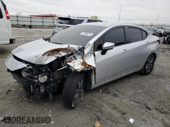 2021 Nissan Versa SV with VIN 3N1CN8EVXML865118, listed as a Copart auction lot 47599475 with Not Provided miles and Clean Title. Bid and sale history available at carsss.com. Image 1.