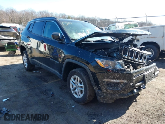 2021 Jeep Compass Freedom with VIN 3C4NJDAB0MT556781, listed as a IAAI auction lot 41601405 with 42,783 mi miles and . Bid and sale history available at carsss.com. Image 1.