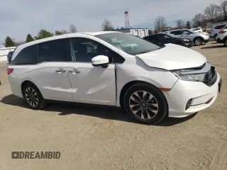 2024 Honda Odyssey EX-L с VIN 5FNRL6H62RB069216, выставлен на аукционе Copart как лот 49858955 с пробегом 7 578 миль миль и Списание • Salvage title. История ставок и продаж доступна на DreamBid. Изображение 4.