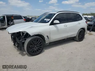 2022 BMW X5 M50i with VIN 5UXJU4C01N9L37046, listed as a Copart auction lot 53084515 with 37,256 mi miles and Salvage Title. Bid and sale history available at carsss.com. Image 1.