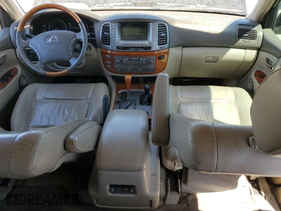 2004 Lexus LX 470 z VIN JTJHT00W843539918, wystawiony jako Copart lot #60612045 z przebiegiem 303 070 mil mil oraz Czysty tytuł • Clean title. Historia ofert i sprzedaży dostępna na DreamBid. Obrazek 8.