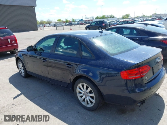 2009 Audi A4 2.0T Prem with VIN WAULF78K49N031985, listed as a IAAI auction lot 42096282 with 104,829 mi miles. Bid and sale history available at carsss.com. Image 3.