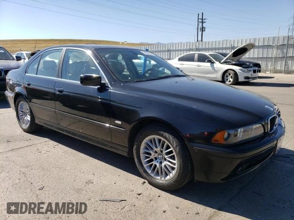 2003 BMW 5 Series 530iA with VIN WBADT63423CK33842, listed as a Copart auction lot 74357854 with 0 mi miles and Clean Title. Bid and sale history available at carsss.com. Image 4.