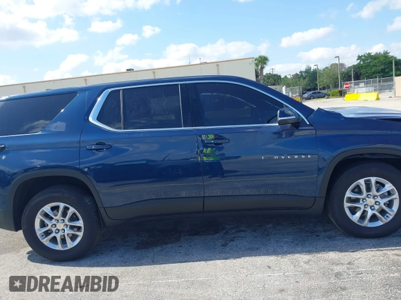 2022 Chevrolet Traverse LS with VIN 1GNERLKWXNJ182507, listed as a IAAI auction lot 42069682 with 34,546 mi miles. Bid and sale history available at carsss.com. Image 14.