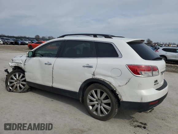 2008 Mazda CX-9 Grand Touring with VIN JM3TB38A680150350, listed as a Copart auction lot 46685515 with 228,987 mi miles and Salvage Title. Bid and sale history available at DreamBid. Image 2.