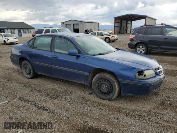 2005 Chevrolet Impala with VIN 2G1WF52E559336733, listed as a Copart auction lot 60756765 with 123,858 mi miles and Clean title. Bid and sale history available at DreamBid. Image 4.