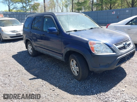 2002 Honda CR-V EX with VIN SHSRD78882U012165, listed as a IAAI auction lot 42162827 with 182,501 mi miles. Bid and sale history available at carsss.com. Image 1.