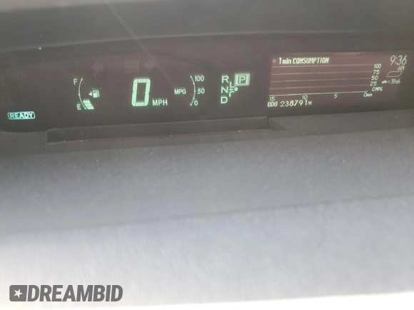 2010 Toyota Prius II with VIN JTDKN3DU3A0016042, listed as a Copart auction lot 52428225 with 238,791 mi miles and Salvage Title. Bid and sale history available at carsss.com. Image 9.