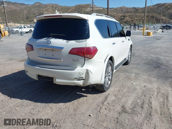 2012 Infiniti QX56 8-passenger с VIN JN8AZ2NC0C9317967, выставлен на аукционе IAAI как лот 42404920 с пробегом 165 917 миль миль и . История ставок и продаж доступна на DreamBid. Изображение 4.