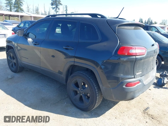 2015 Jeep Cherokee North with VIN 1C4PJMCS3FW777973, listed as a IAAI auction lot 42043203 with 158,536 mi miles. Bid and sale history available at carsss.com. Image 3.