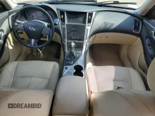 2015 Infiniti Q50 with VIN JN1BV7AP3FM342447, listed as a Copart auction lot 66315005 with 104,427 mi miles and Clean title. Bid and sale history available at DreamBid. Image 8.