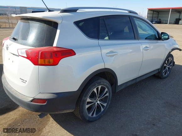 2015 Toyota RAV4 Limited with VIN 2T3DFREV0FW344487, listed as a IAAI auction lot 41792630 with 89,214 mi miles. Bid and sale history available at carsss.com. Image 4.