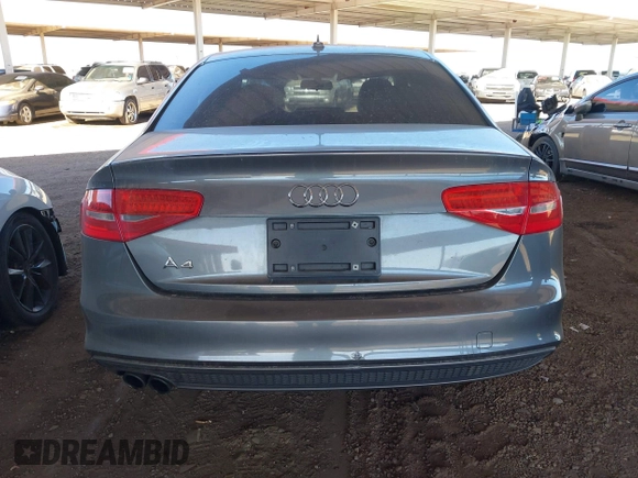 2014 Audi A4 Premium with VIN WAUAFAFL1EN037155, listed as a IAAI auction lot 41658153 with 96,711 mi miles. Bid and sale history available at carsss.com. Image 16.