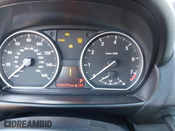 2011 BMW 1 Series 128i with VIN WBAUL7C55BVM81049, listed as a IAAI auction lot 41892811 with 50,659 mi miles and . Bid and sale history available at carsss.com. Image 7.