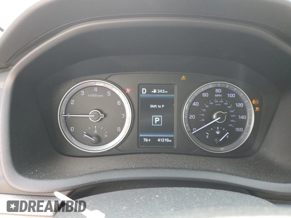 2018 Hyundai Sonata Sport with VIN 5NPE34AF2JH601518, listed as a Copart auction lot 54181315 with 41,210 mi miles and Salvage Title. Bid and sale history available at carsss.com. Image 9.